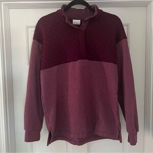 Women’s Columbia Button Up Sweatshirt Size M